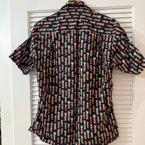 Gitman Bros. (Vintage) Kokeshi Doll Print Shirt – Men’s Small – Limited Edition - Picture 2 of 4